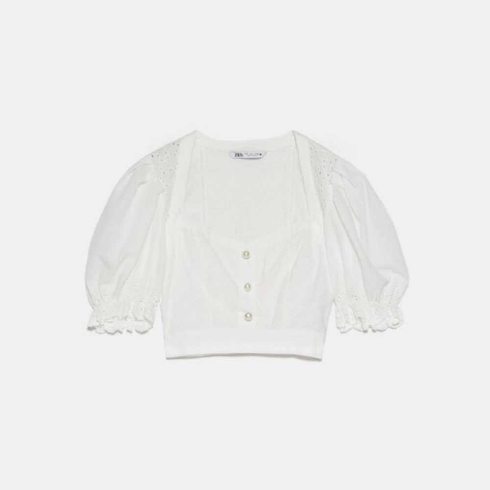 Zara combination crop top 8574/030